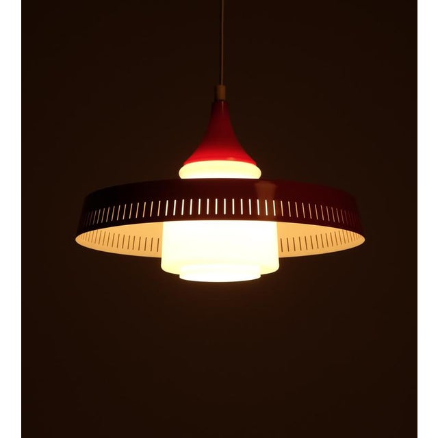 Swedish Ceiling Lights, 1960s, Set of 7 For Sale - Image 9 of 11