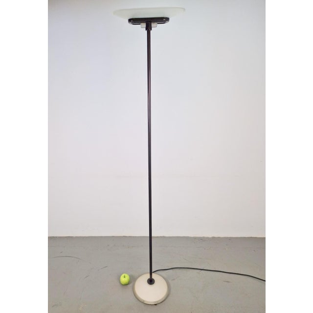 Black Jill Uplighter Floor Lamp by Perry King and Santiago Miranda for Arteluce, 1978 For Sale - Image 8 of 12