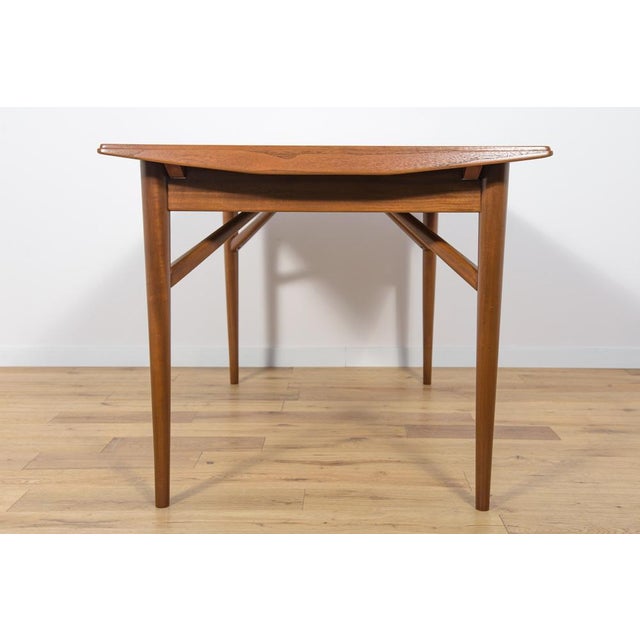 1960s Mid-Century Teak Extendable Dining Table from Everest, 1960s For Sale - Image 5 of 18