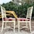 Vintage Coastal Faux Bamboo Dining Chairs - Set of 4 For Sale - Image 4 of 12