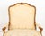 French Louis XV Style Wool Damask Upholstered Fauteuil For Sale - Image 3 of 8