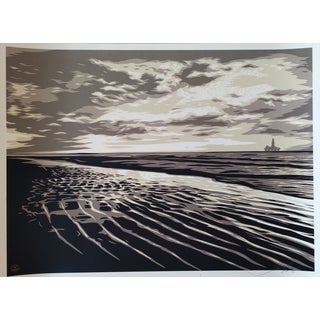 Shepard Fairey (Obey), Moon Over Biloxi White, 2011, Screen Print For Sale