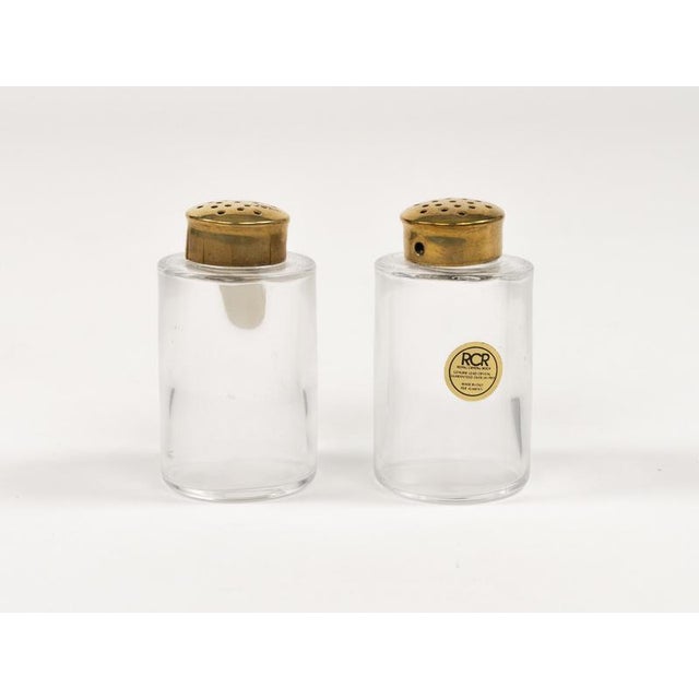 Condiment Set in Acrylic Glass, Wicker and Brass in the style of Christian Dior, Italy, 1970s, Set of 5 For Sale - Image 11 of 12