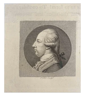 Thomas Trotter, Portrait of a Man, Original Etching, 1810