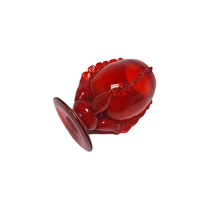 Mid-Century Modern Vase by J. Słuczan-Orkusz for Cracow Institute for Glassworks, Poland, 1970s For Sale - Image 3 of 18