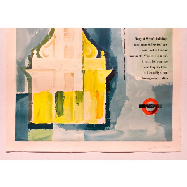 1957 British Exhibition Posters (Set of 2) - Christopher Wren by Hans Unger, London Transport Museum For Sale - Image 6 of 7