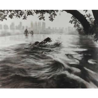 Patsy McArthur, Golden Hour, 2021, Charcoal, Framed For Sale