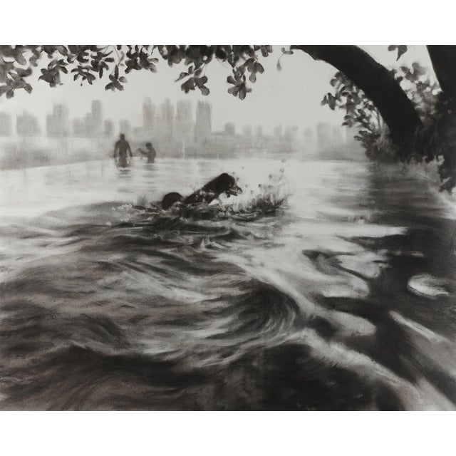 Patsy McArthur, Golden Hour, 2021, Charcoal, Framed For Sale