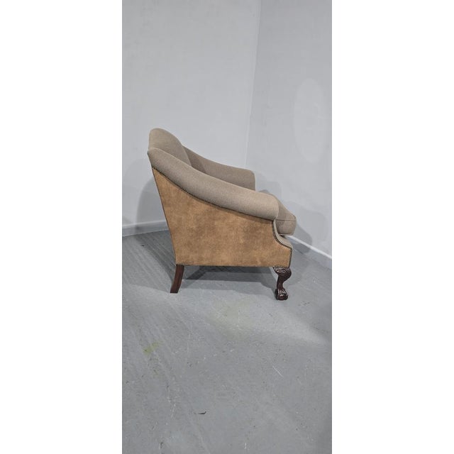 Antique Mahogany Armchair, 1910s For Sale - Image 4 of 12