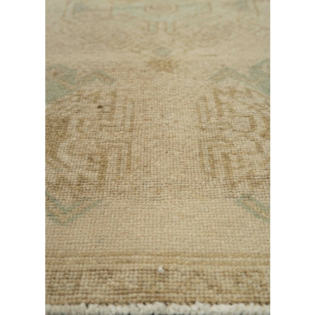 Turkish Turkish Mini Rug Oriental Hand Knotted Vintage Rug 1'7" x 2'11" #21201 For Sale - Image 3 of 8