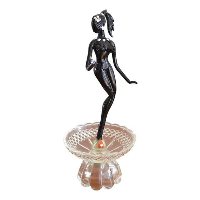 Mid-Century Modern Murano Glass Dancer Figurine, 1950s For Sale