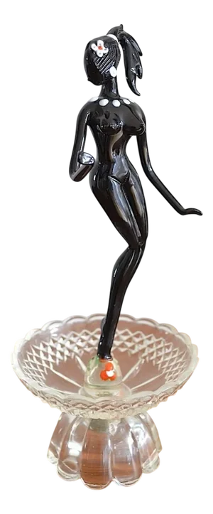 Mid-Century Modern Murano Glass Dancer Figurine, 1950s