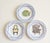 Elevate your plate wall or display cabinet with this charming, highly curated set of three (3) vintage hand-painted...