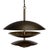 Brass NOIR Nora Chandelier, Metal with Aged Brass Finish For Sale - Image 8 of 8