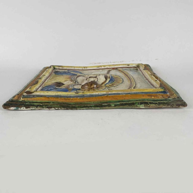 Madonna and Child, 1600, Glazed Terracotta For Sale - Image 4 of 6