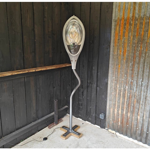 Industrial Large Industrial Floor Lamp, 1970s For Sale - Image 3 of 18