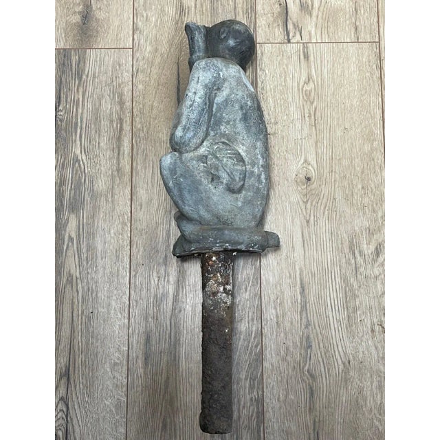 Victorian Antique Victorian Monkey Garden Sculpture For Sale - Image 3 of 11