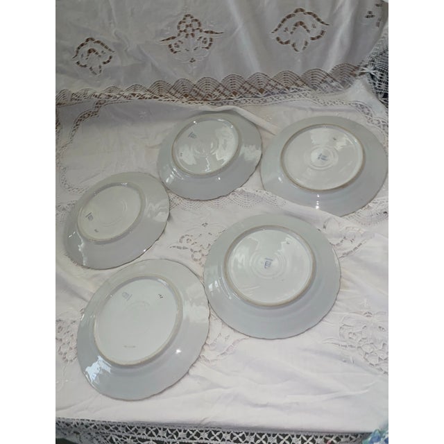 Victorian Late 19th Century Royal Vienna Porcelain Cabinet Portrait Plates - Set of 5 For Sale - Image 3 of 9