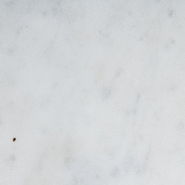 Early 20th Century Oak Marble-Top Side Table On Casters For Sale In Greensboro - Image 6 of 14