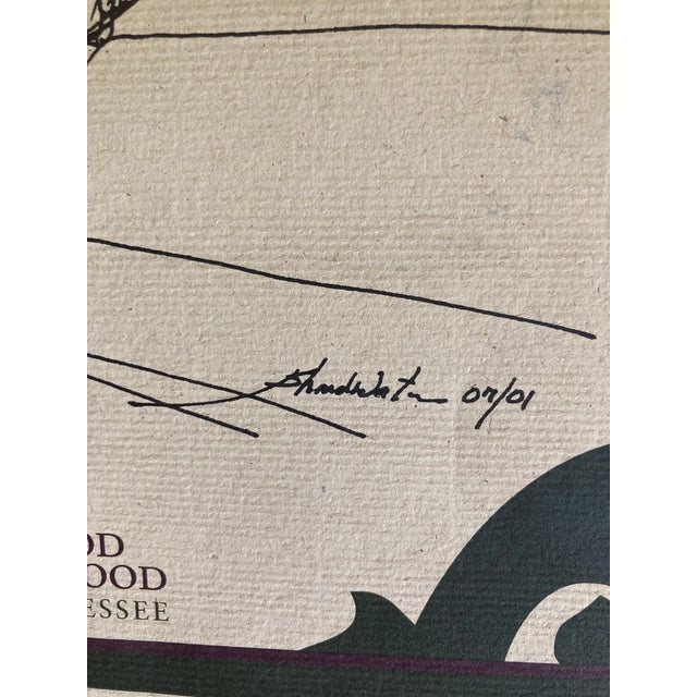 Illustration Vintage Pen and Ink Drawing by Stroud Watson For Sale - Image 3 of 3