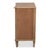 2020s Neoclassical Petite Three-Drawer Chest in Brown Tulip Wood For Sale - Image 5 of 11