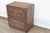 Dark Walnut Finish Finely Inlay Small Dresser For Sale - Image 4 of 8