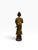 Mid-Century Modern Vintage 4-Foot Hand-Cast Brass Standing Buddha Statue on Lotus Pedestal - 70 LBS For Sale - Image 3 of 9