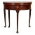 George II Mahogany Triple Top Demilune Games Table For Sale