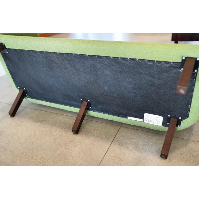 Nos Knoll Rockwell Unscripted High-Back Settee by David Rockwell – Leaf Upholstery For Sale - Image 12 of 15
