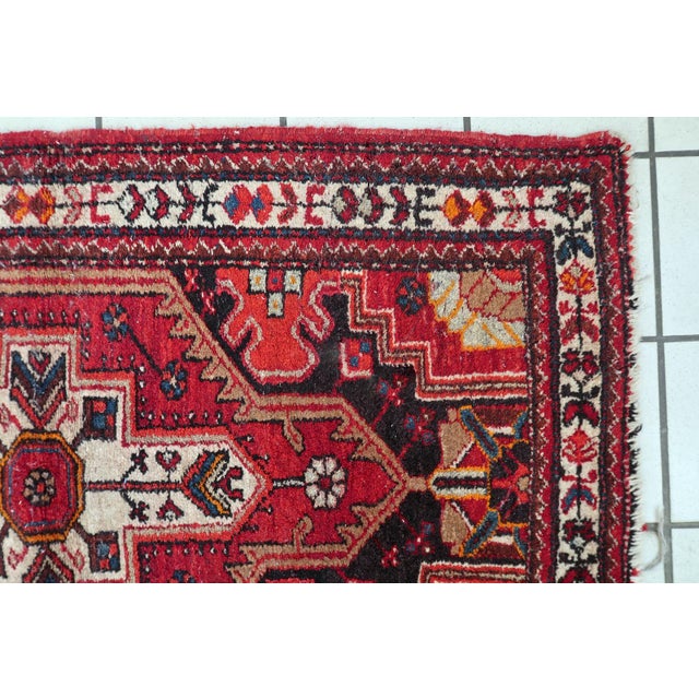 1920s, Antique Persian Hamadan Rug 2' X 4' For Sale In New York - Image 6 of 10