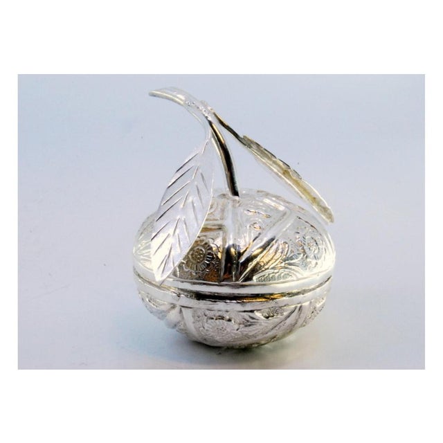 Fruit-Shaped Silver Box For Sale - Image 5 of 8