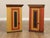Pair Of Handcrafted Folk Art Painted Pine Corner Cabinets For Sale - Image 11 of 18