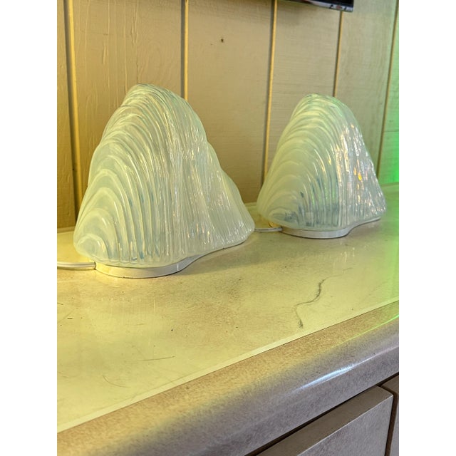 Fantastically beautiful slightly irridescent opaline glass! Thick. Slightly transparent and ultra rare. Manufactured...