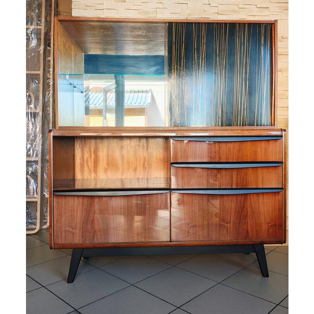 Czechoslovakian Cabinet attributed to B. Landsman for Jitona, 1960s For Sale - Image 16 of 16