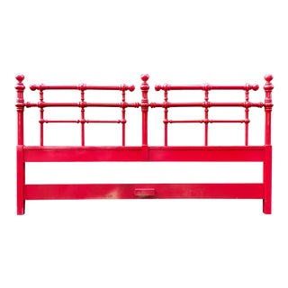 Vintage Drexel Barbados King Size Headboard For Sale