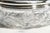 1910s Stunning Large Antique Crystal Powder Jar Sterling Silver Lid Floral Cut Glass Edwardian Vanity Box For Sale - Image 5 of 16