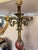Late 20th Century Neo Classical Brass Table Lamp With Lucite Base For Sale - Image 5 of 6