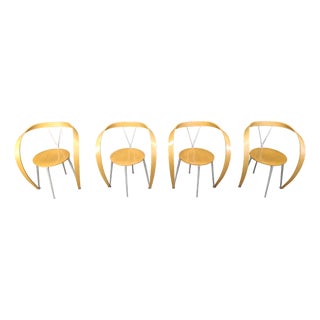 Revers Dining Chairs by Andrea Branzi for Cassina, 1993, Set of 4 For Sale