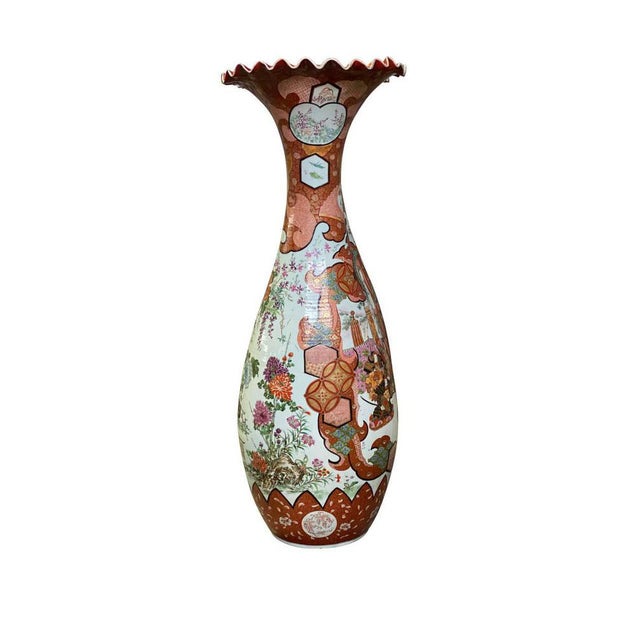 Japanese Kutani Vases, 19th Century, Set of 2 For Sale - Image 12 of 16