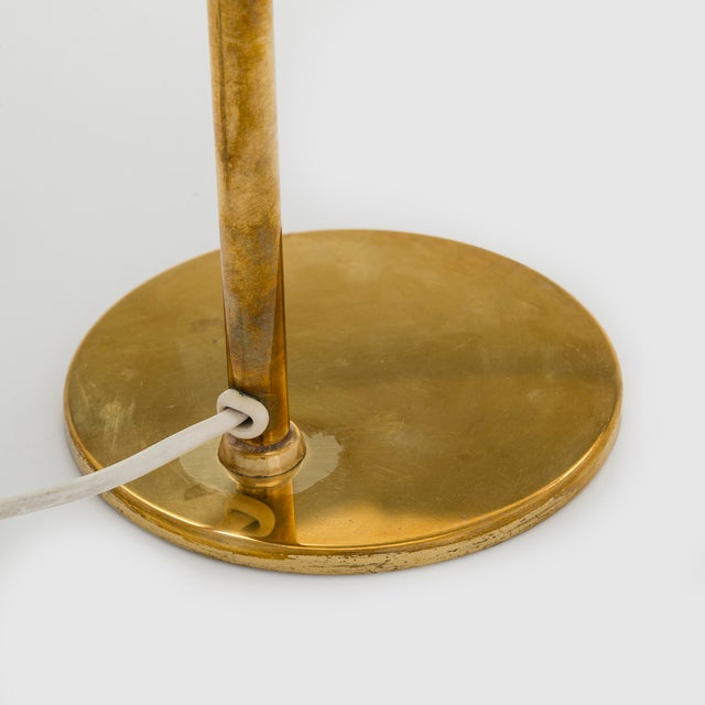 1960s Paavo Tynell 9227 Table Lamp Idman Brass Finland For Sale - Image 10 of 14