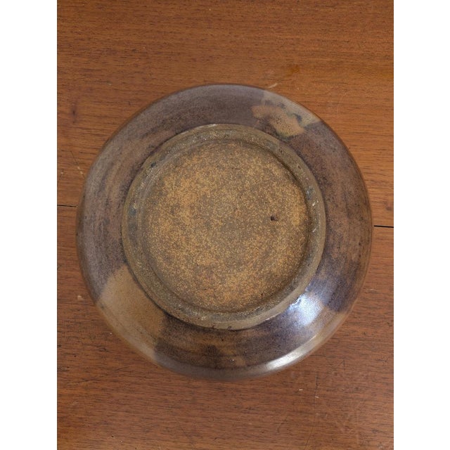 Vintage Brutalist Ceramic Globe Vase, 1960s For Sale - Image 11 of 12