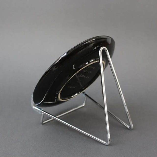 1950s Mid-Century Ceramic Plates with Stylised Horses by Atelier Cerenne, 1950s, Set of 2 For Sale - Image 5 of 15