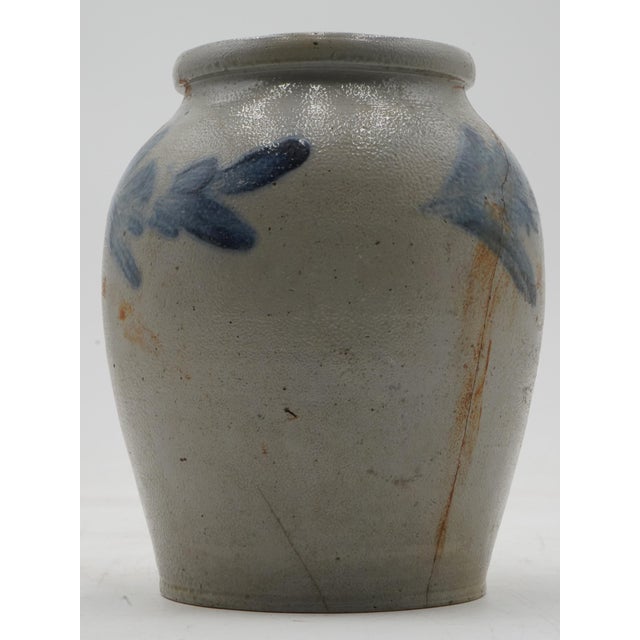 Age: Late 19th Century Details: High Quality Construction Blue Leaf Design on Front Offered @ Fraction of Original Retail...