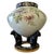 Ceramic Large 20th Century Polychrome Earthenware Cachepot with Floral Decoration Resting on Three Panthers, 1920s For Sale - Image 7 of 7