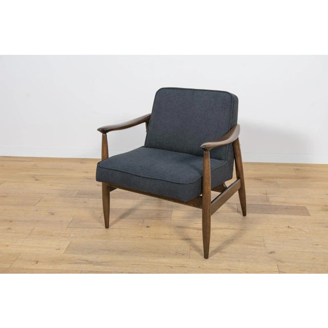 Mid-Century Modern GFM-87 Armchairs by Juliusz Kedziorek for Gościcińskie Furniture, Poland, 1960s, Set of 2 For Sale - Image 6 of 18