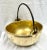 Imported from the Burgundy region of France. Handcrafted turned edge brass cauldron. Originally created for cooking. The...