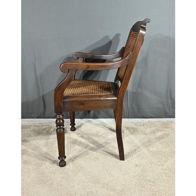 Louis Philippe Style Hairdressers Armchair in Beech, Early 20th Century For Sale - Image 5 of 18