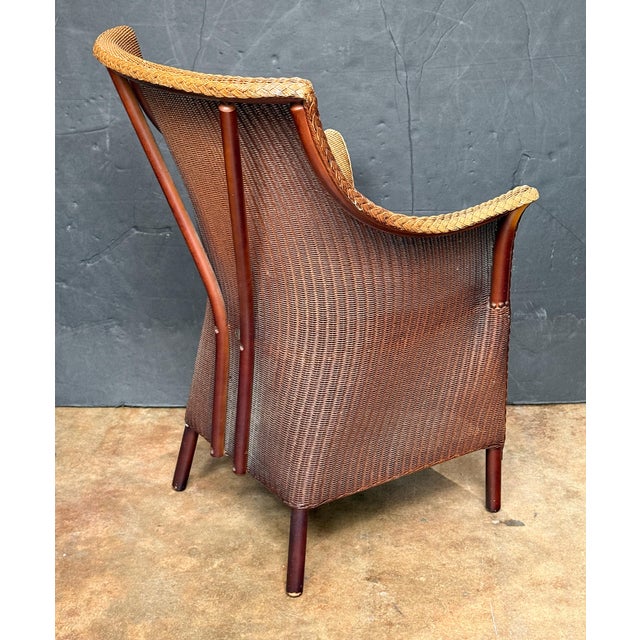 English Wicker Garden or Lounge Chair by Lloyd Loom For Sale In Austin - Image 6 of 14