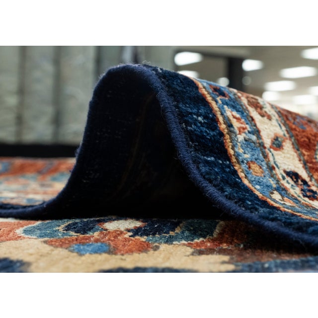 Textile Oriental Handmade Rug 9'10" x 13'8" #17752 For Sale - Image 7 of 8