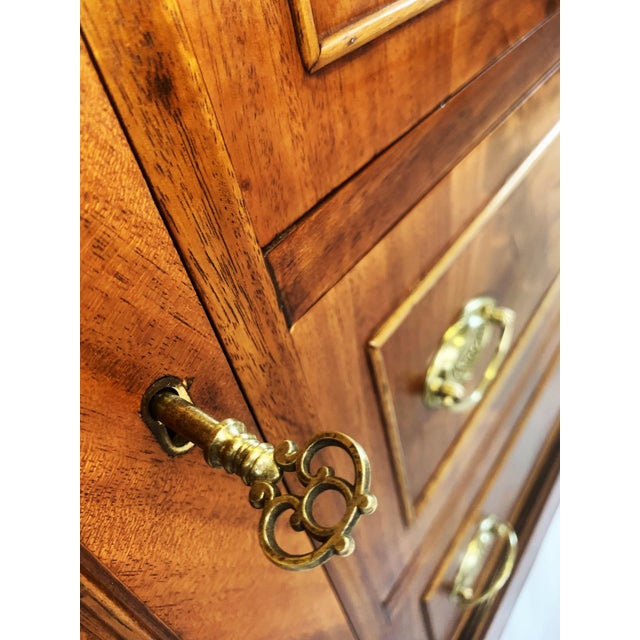 English Mahogany Cabinet with Drawers, 1960s For Sale - Image 10 of 18